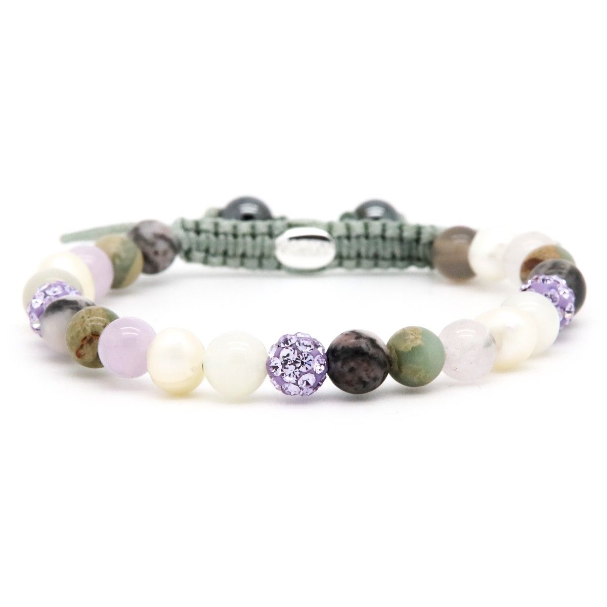 Karma armband 80025 Spiral Lilac Dream XS (Lilac Crystal), exclusief en kwalitatief hoogwaardig. Ontdek nu!