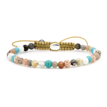 Karma armband 84544 Spiral Beach Rose XXS (rosegold