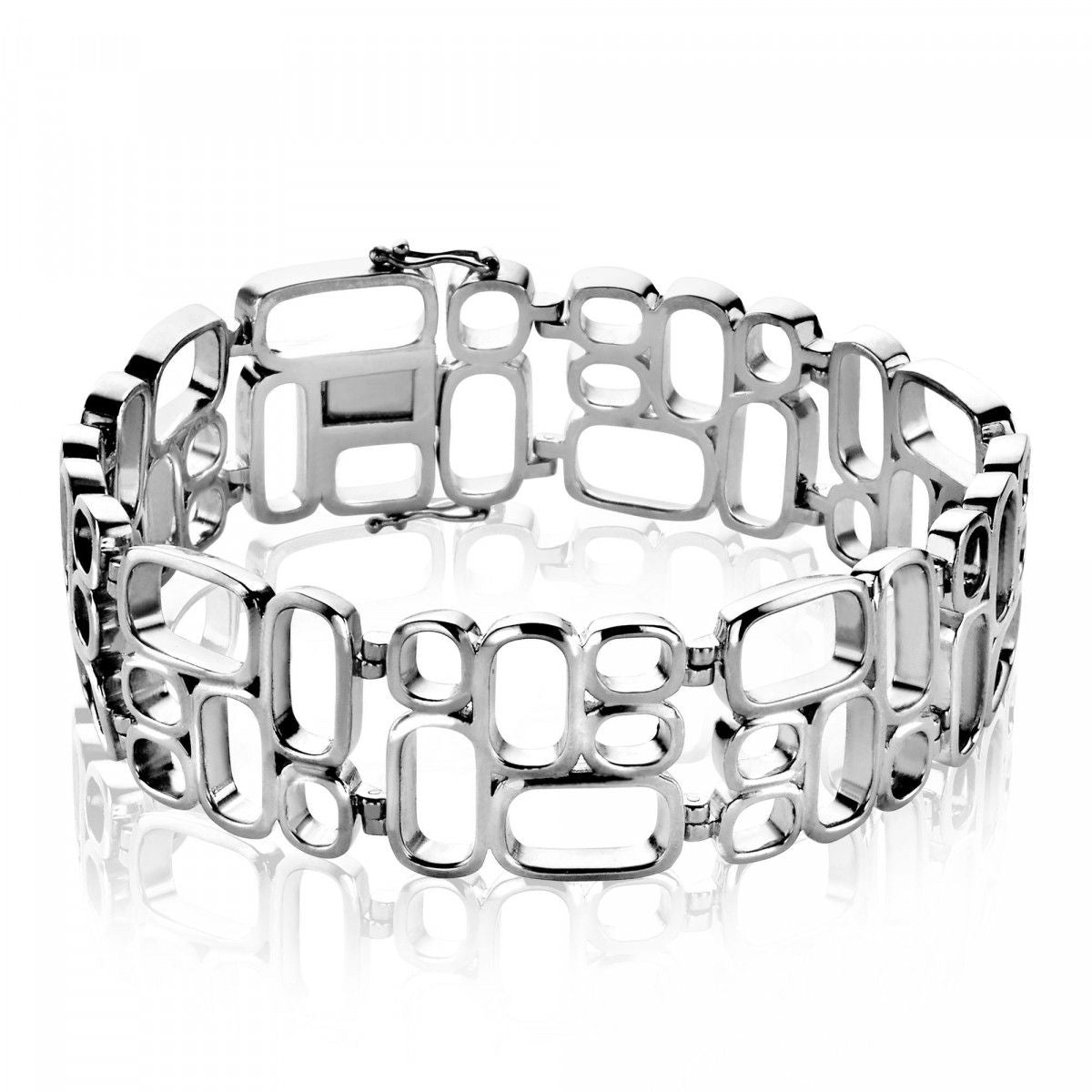 Mart Visser by Zinzi zilveren fantasie armband glad MVA3, exclusief en kwalitatief hoogwaardig. Ontdek nu!
