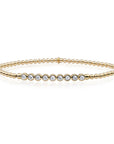 Sparkling Jewels armband Gold - White Flame CZ tube, exclusief en kwalitatief hoogwaardig. Ontdek nu!