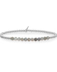 Sparkling Jewels armband Labradorite Universe - Silver 3mm, exclusief en kwalitatief hoogwaardig. Ontdek nu!