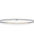 Sparkling Jewels armband Pearl Universe - Silver 3mm, exclusief en kwalitatief hoogwaardig. Ontdek nu!