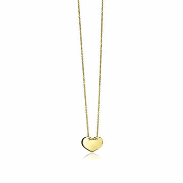 Zinzi Gold 14 karaat gouden collier 42cm hart ZGC152, exclusief en kwalitatief hoogwaardig. Ontdek nu!