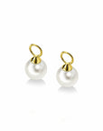 Zinzi Gold 14 karaat gouden oorringhangers parel wit ZGCH144, exclusief en kwalitatief hoogwaardig. Ontdek nu!
