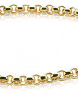 Zinzi zilveren armband goud verguld ZIA1009G (Lengte 19cm), exclusief en kwalitatief hoogwaardig. Ontdek nu!