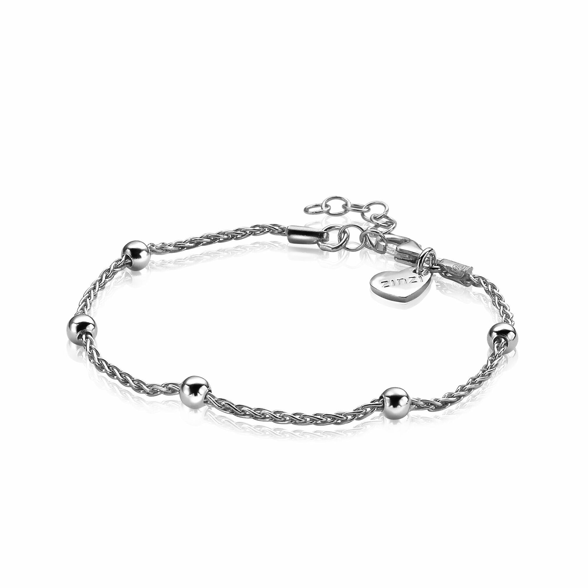 Zinzi zilveren fantasie armband 17,5-20,5cm ZIA1128, exclusief en kwalitatief hoogwaardig. Ontdek nu!