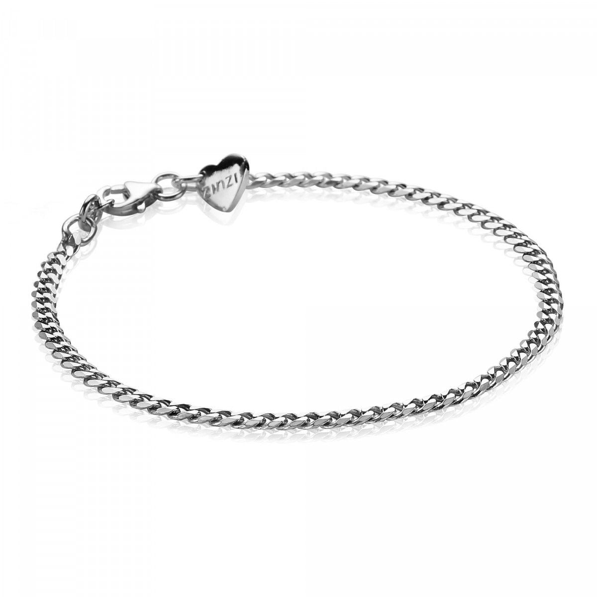 Zinzi zilveren armband 3mm gourmet ZIA1418, exclusief en kwalitatief hoogwaardig. Ontdek nu!