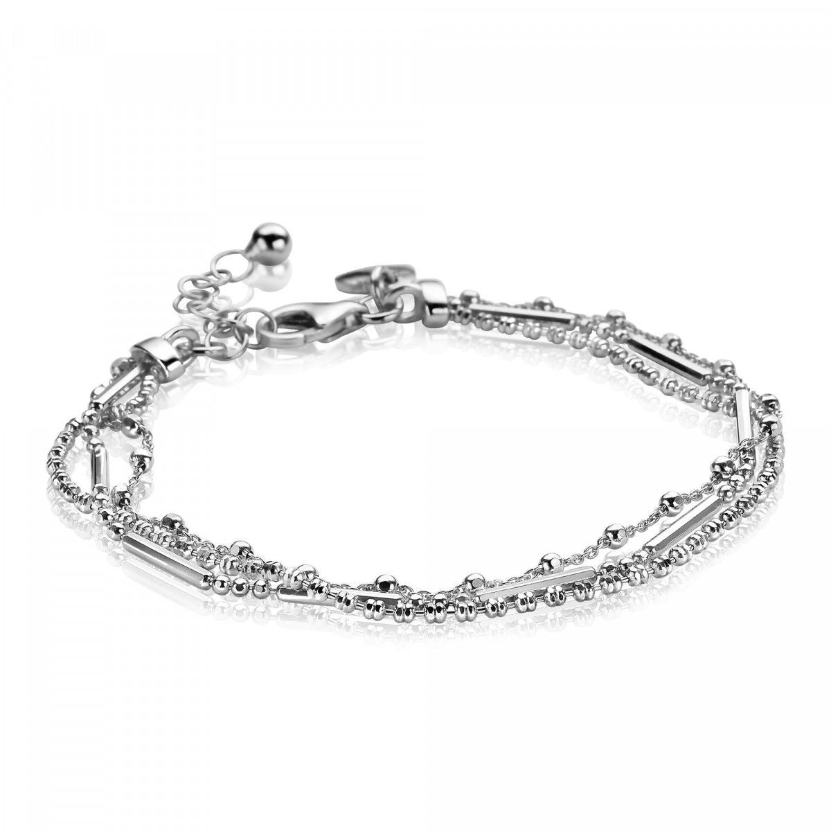 Zinzi zilveren armband ZIA1462 (Lengte 16,5-19,5cm), exclusief en kwalitatief hoogwaardig. Ontdek nu!