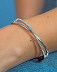 Zinzi zilveren slavenarmband kruislings wit ZIA1569, exclusief en kwalitatief hoogwaardig. Ontdek nu!