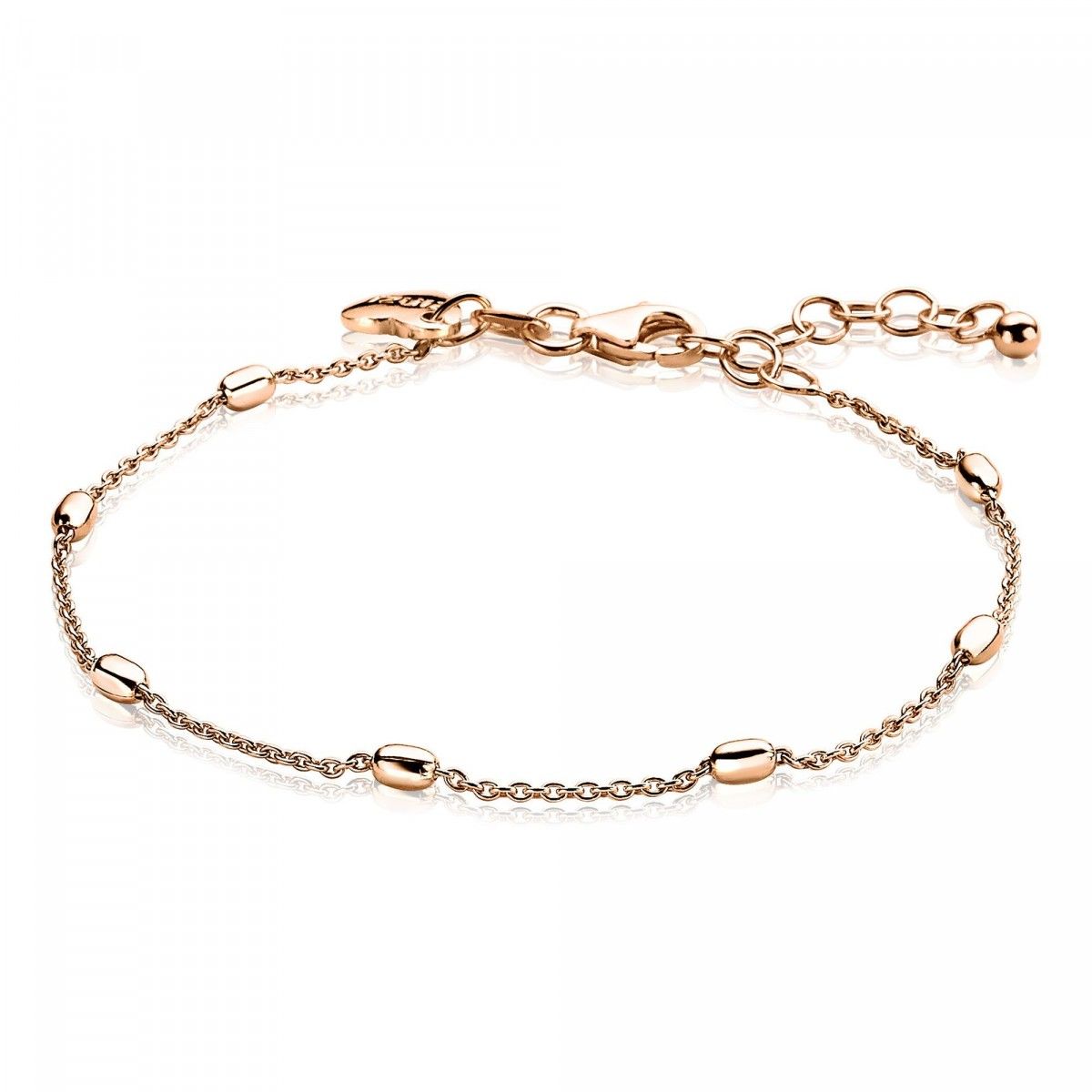 Zinzi zilveren armband rosé verguld ZIA1655R (Lengte 16,5-20 cm), exclusief en kwalitatief hoogwaardig. Ontdek nu!