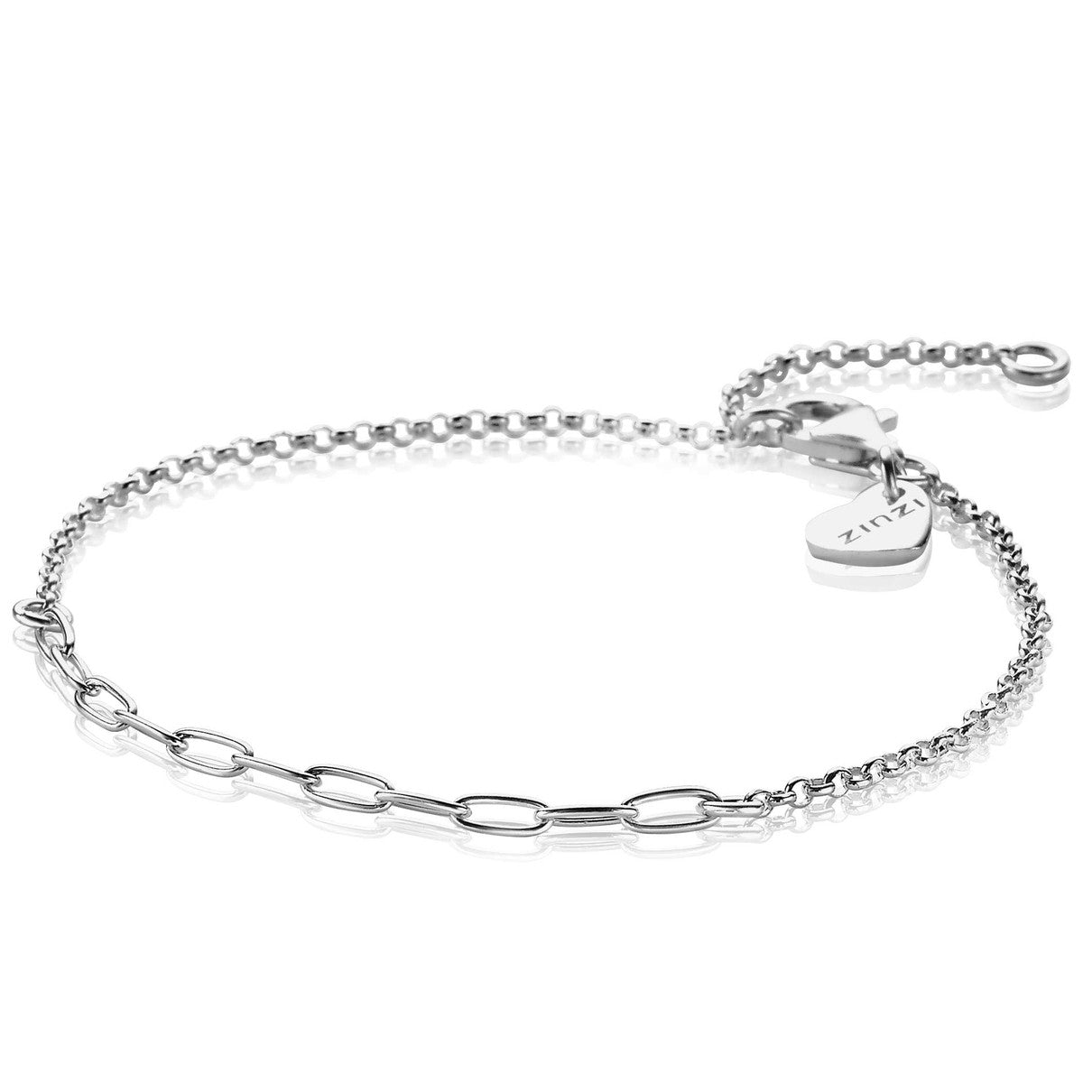 ZINZI Zilveren Armband 21cm - ZIA1989