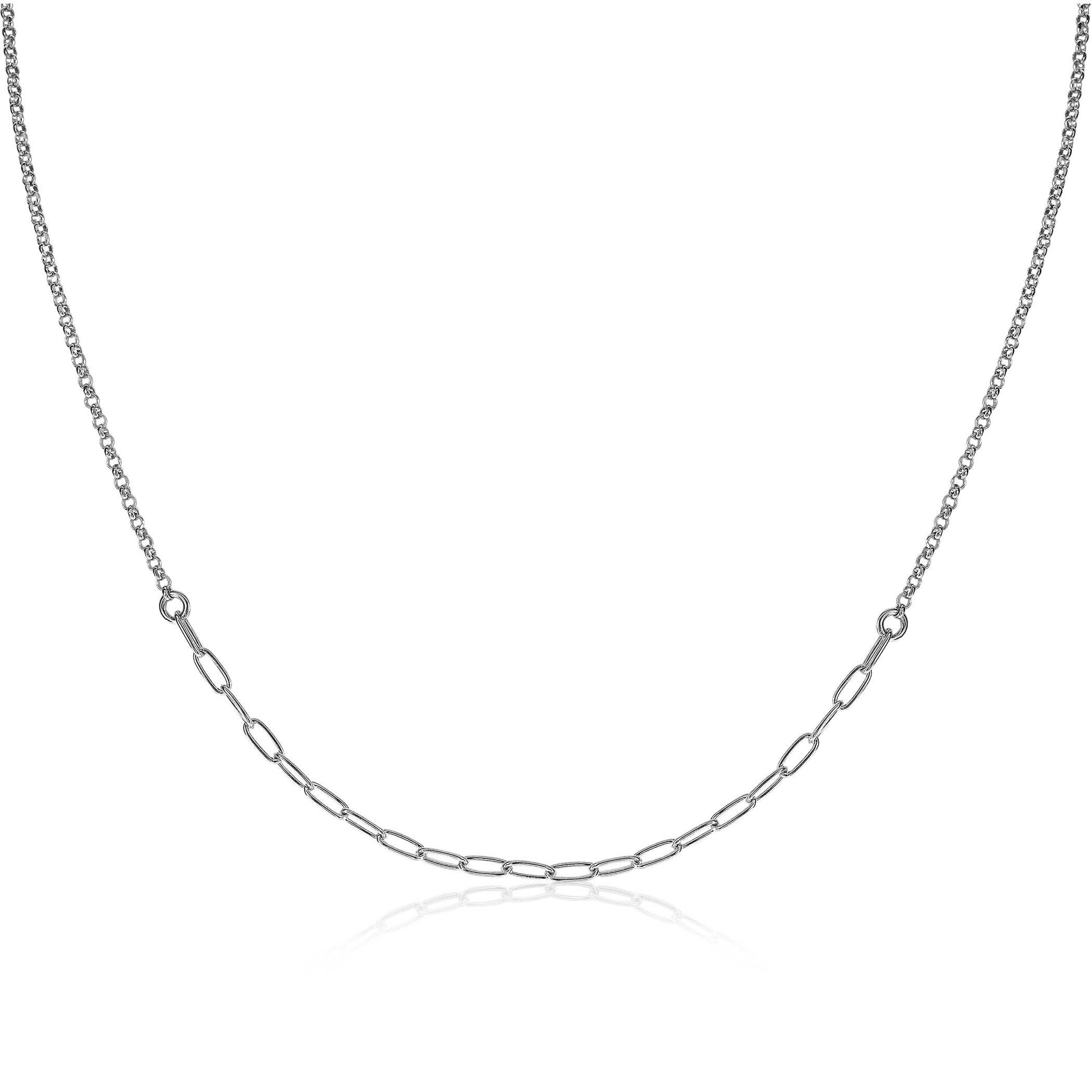 Zinzi zilveren ketting 45cm met 'paperclip' schakel 2,3mm breed ZIC1989, exclusief en kwalitatief hoogwaardig. Ontdek nu!