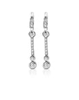 Zinzi zilveren oorbedels staafje 23mm met witte Zirkonia's ZICH1954, exclusief en kwalitatief hoogwaardig. Ontdek nu!