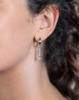 Zinzi zilveren oorbedels staafje 23mm met witte Zirkonia's ZICH1954, exclusief en kwalitatief hoogwaardig. Ontdek nu!