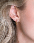 Zinzi zilveren oorknoppen 14K geel verguld met ketting staaf ZIO1688G, exclusief en kwalitatief hoogwaardig. Ontdek nu!