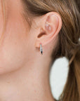 Zinzi zilveren oorringen 16x3mm crossover witte zirkonia's ZIO1971, exclusief en kwalitatief hoogwaardig. Ontdek nu!