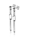 Zinzi zilveren oorhangers 45mm met ovale closed for ever schakels ZIO1990, exclusief en kwalitatief hoogwaardig. Ontdek nu!
