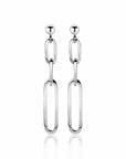 Zinzi zilveren oorhangers 45mm met ovale closed for ever schakels ZIO1990, exclusief en kwalitatief hoogwaardig. Ontdek nu!