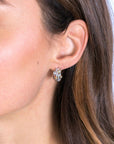 Zinzi zilveren luxe bicolor cross-over oorringen (16 x 7mm) rond glad witte zirkonia's ZIO2020, exclusief en kwalitatief hoogwaardig. Ontdek nu!