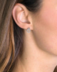 Zinzi zilveren oorknoppen 11mm verbonden rondjes glad en witte zirkonia ZIO2045, exclusief en kwalitatief hoogwaardig. Ontdek nu!