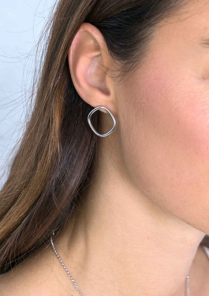 Zinzi zilveren oorstekers vierkant open 22mm ZIO2094, exclusief en kwalitatief hoogwaardig. Ontdek nu!