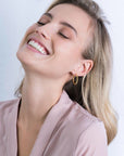 Zinzi zilveren oorringen 14K geelverguld gedraaid motief 25 x 2mm ZIO2129G, exclusief en kwalitatief hoogwaardig. Ontdek nu!