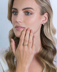 Zinzi zilveren oorknoppen 14K geelverguld rond 9mm wit ZIO2146, exclusief en kwalitatief hoogwaardig. Ontdek nu!