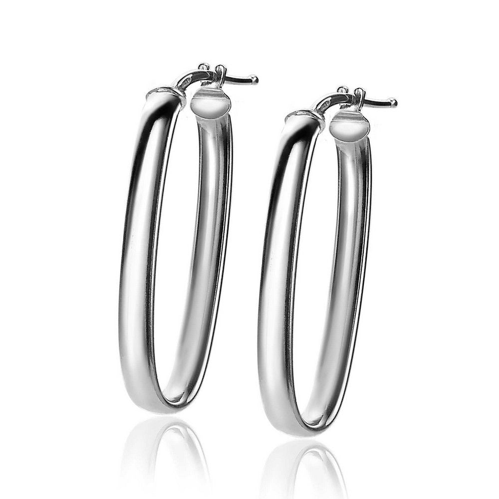 Zinzi zilveren oorringen 35x17mm ovaal ZIO2164, exclusief en kwalitatief hoogwaardig. Ontdek nu!