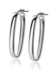 Zinzi zilveren oorringen 35x17mm ovaal ZIO2164, exclusief en kwalitatief hoogwaardig. Ontdek nu!