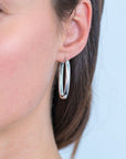 Zinzi zilveren oorringen 35x17mm ovaal ZIO2164, exclusief en kwalitatief hoogwaardig. Ontdek nu!