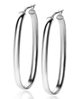 Zinzi zilveren oorringen 49x25mm ovaal ZIO2165, exclusief en kwalitatief hoogwaardig. Ontdek nu!