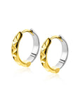 Zinzi zilveren studs oorringen extra 14K geel verguld bicolor 15mm ZIO2167CRG, exclusief en kwalitatief hoogwaardig. Ontdek nu!