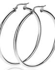 Zinzi zilveren oorringen 56x3mm rond ZIO2216, exclusief en kwalitatief hoogwaardig. Ontdek nu!