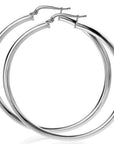 Zinzi zilveren oorringen 56x3mm rond ZIO2216, exclusief en kwalitatief hoogwaardig. Ontdek nu!