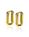 Zinzi zilveren luxe oorringen 14K geel verguld 18x3mm ovale vorm ZIO2222G, exclusief en kwalitatief hoogwaardig. Ontdek nu!
