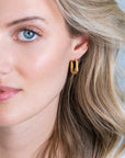 Zinzi zilveren luxe oorringen 14K geel verguld 18x3mm ovale vorm ZIO2222G, exclusief en kwalitatief hoogwaardig. Ontdek nu!