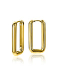 Zinzi zilveren luxe oorringen 14K geel verguld 24x3mm ovale vorm ZIO2223G, exclusief en kwalitatief hoogwaardig. Ontdek nu!