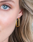Zinzi zilveren luxe oorringen 14K geel verguld 24x3mm ovale vorm ZIO2223G, exclusief en kwalitatief hoogwaardig. Ontdek nu!