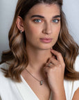 Zinzi zilveren luxe oorringen drie gladde banen en witte ronde zirkonia 15x4mm ZIO2241, exclusief en kwalitatief hoogwaardig. Ontdek nu!