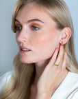 Zinzi zilveren luxe oorringen extra 14K geel verguld geribbeld 16mm ZIO2245, exclusief en kwalitatief hoogwaardig. Ontdek nu!