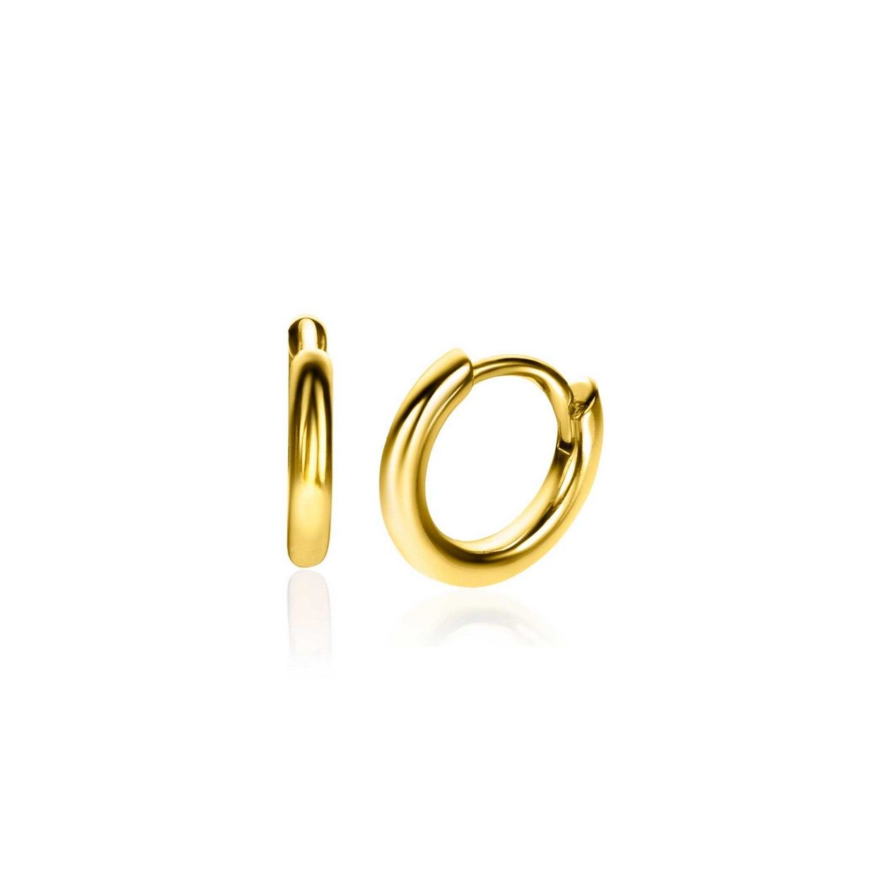 Zinzi zilveren klapoorringen geel verguld 10x2mm ZIO2261G, exclusief en kwalitatief hoogwaardig. Ontdek nu!