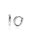 Zinzi zilveren klapoorringen glad 10x2mm ZIO2261, exclusief en kwalitatief hoogwaardig. Ontdek nu!