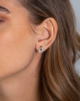 Zinzi zilveren oorstekers 13mm met elkaar verbonden ronde vormen glad en witte zirkonia ZIO2266, exclusief en kwalitatief hoogwaardig. Ontdek nu!