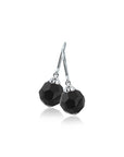Zinzi zilveren oorhangers bead zwart ZIO266Z, exclusief en kwalitatief hoogwaardig. Ontdek nu!