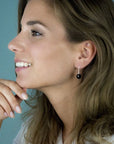 Zinzi zilveren oorhangers bead zwart ZIO266Z, exclusief en kwalitatief hoogwaardig. Ontdek nu!