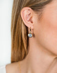 Zinzi zilveren oorhangers geelverguld witte zirkonia 11mm ZIO2, exclusief en kwalitatief hoogwaardig. Ontdek nu!