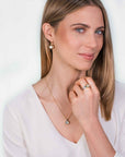 Zinzi zilveren oorhangers geelverguld witte zirkonia 11mm ZIO2, exclusief en kwalitatief hoogwaardig. Ontdek nu!