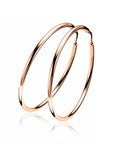 Zinzi zilveren oorringen rose verguld 35 x 2mm glad ZIO435R, exclusief en kwalitatief hoogwaardig. Ontdek nu!