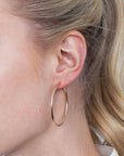 Zinzi zilveren oorringen rose verguld 45x2mm ZIO436R, exclusief en kwalitatief hoogwaardig. Ontdek nu!