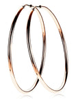 Zinzi zilveren oorringen 55x2mm rose verguld ZIO437R, exclusief en kwalitatief hoogwaardig. Ontdek nu!